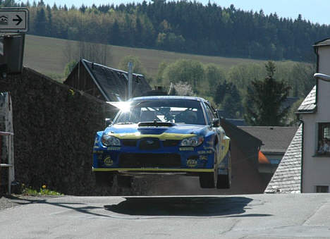Karl-Åge til Rally Erzgebirge 2007.